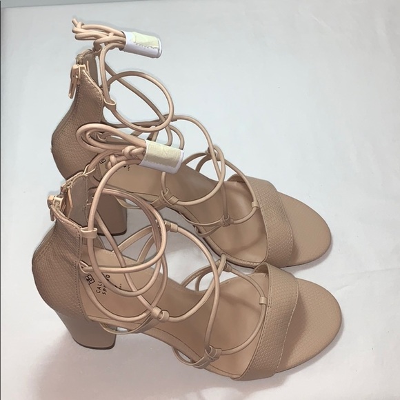 LAST ONE AVAILABLE!! New Women's Strappy Ankle Open Toe Heeled Sandals Size 10 - Picture 6 of 13